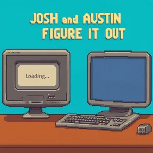 show art, depicting two old-school computer monitors with the show's title above